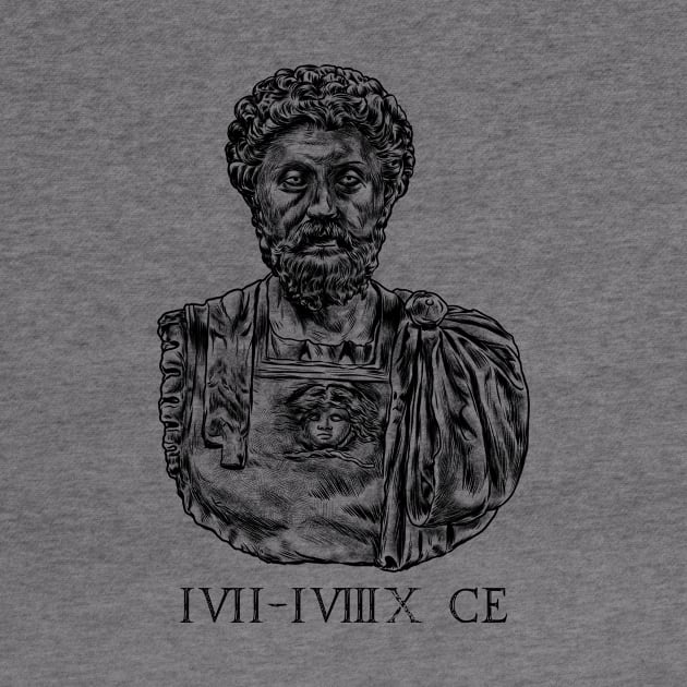 Philosopher King: Tribute to Marcus Aurelius by Holymayo Tee